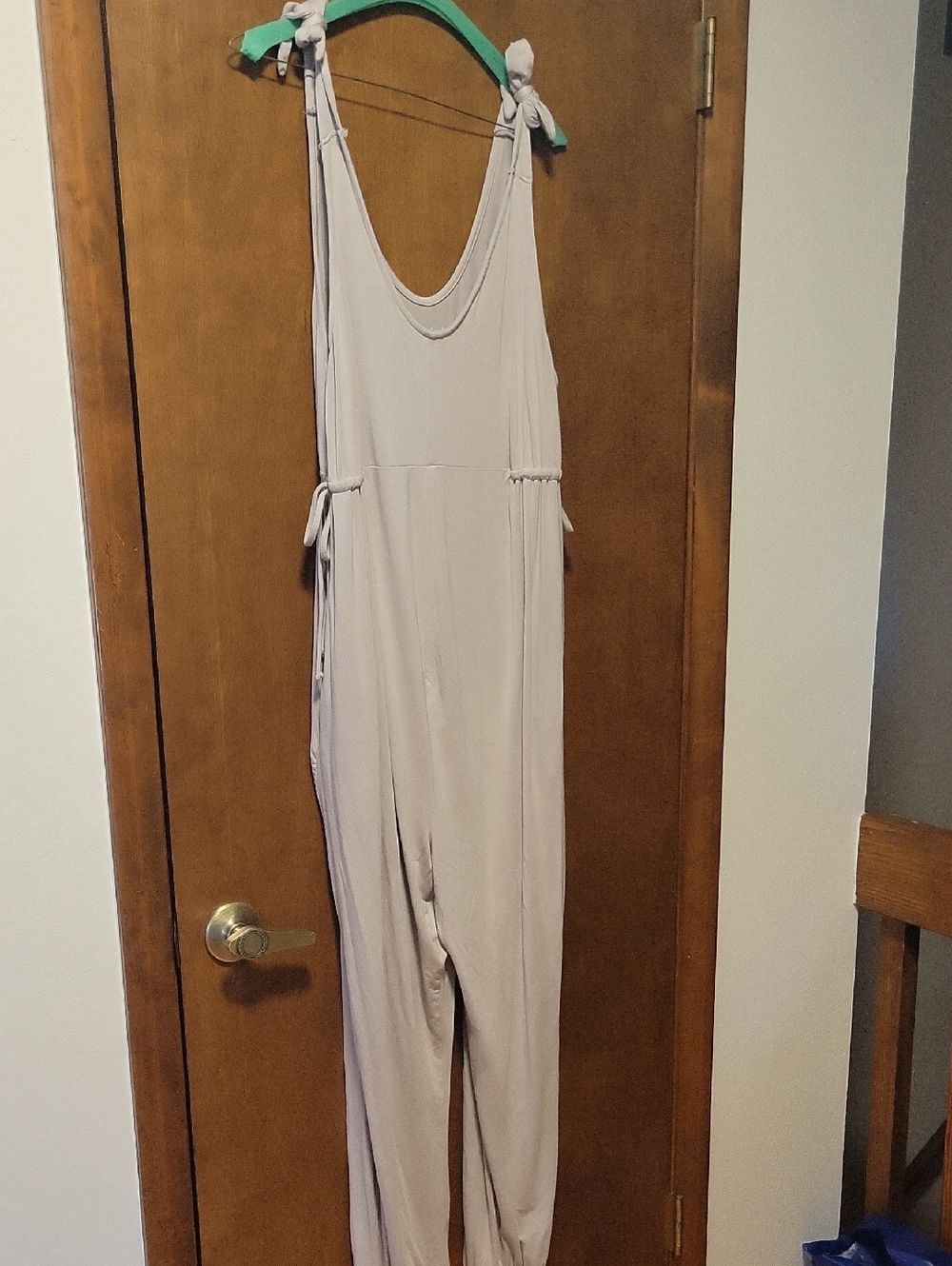 Isabel Taupe Maternity Jumpsuit Pantsuit Romper M